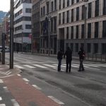 Attentati a Bruxelles: poliziotti per strada