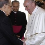 Libano: incontro tra Papa Francesco e il presidente Aoun in Vaticano