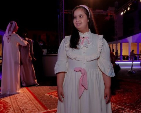 Una delle modelle saudite con Sindrome di Down