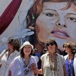 Premiazione dell'attrice