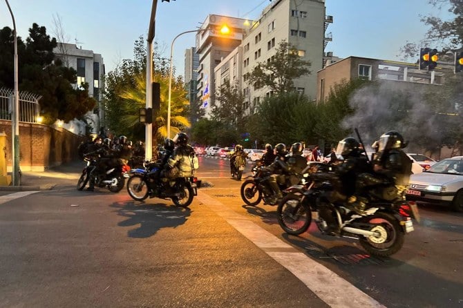 Una protesta in Iran