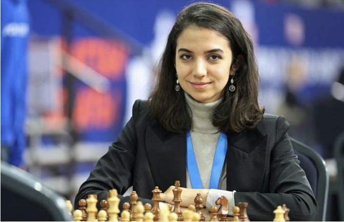 La giocatrice di scacchi iraniana in esilio Sara Khadem (Reuters)