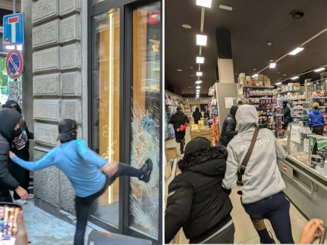 polizia- manifestazioni - devastazioni-
